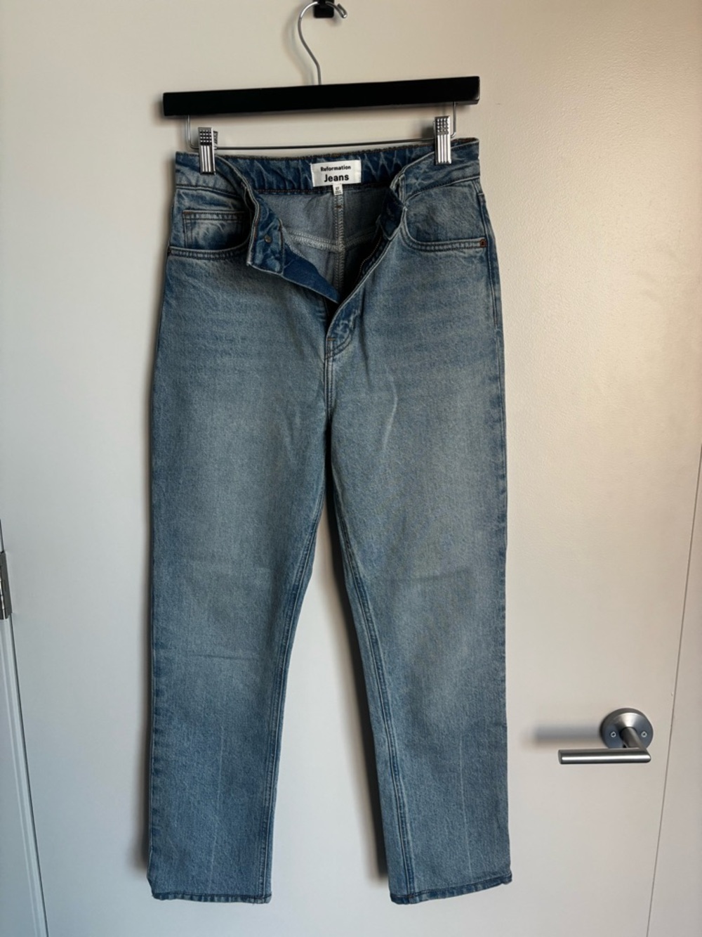 Reformation Women’s Light Blue Ankle Jeans